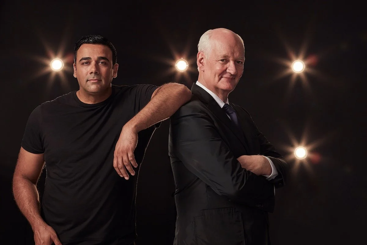 Colin Mochrie performing live on stage